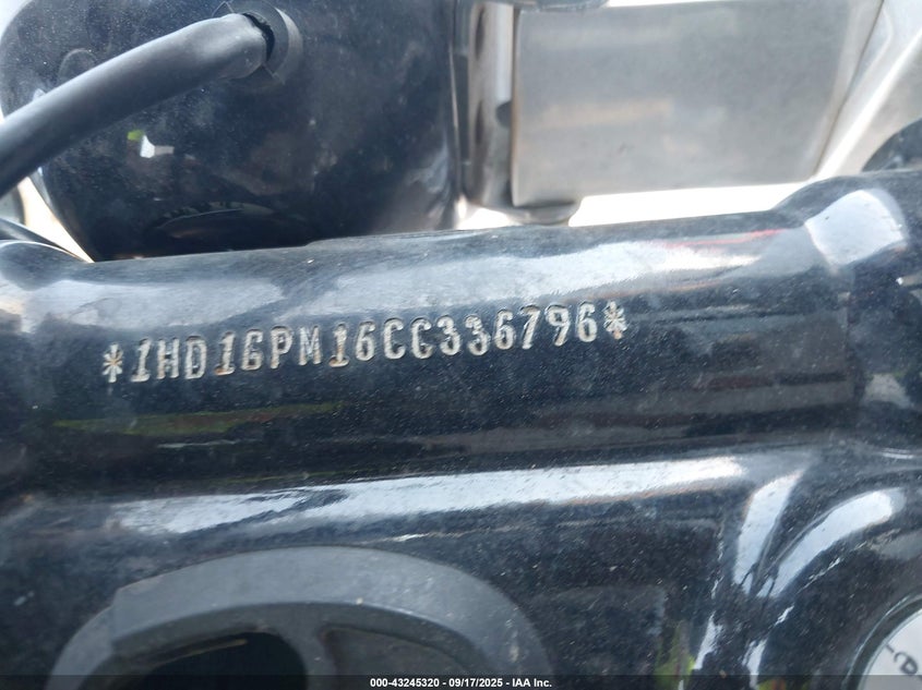 2012 Harley-Davidson Fxdwg Dyna Wide Glide VIN: 1HD1GPM16CC336796 Lot: 43245320