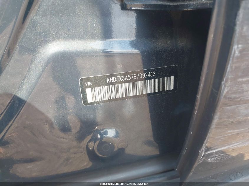 2014 Kia Soul ! VIN: KNDJX3A57E7092413 Lot: 43245348