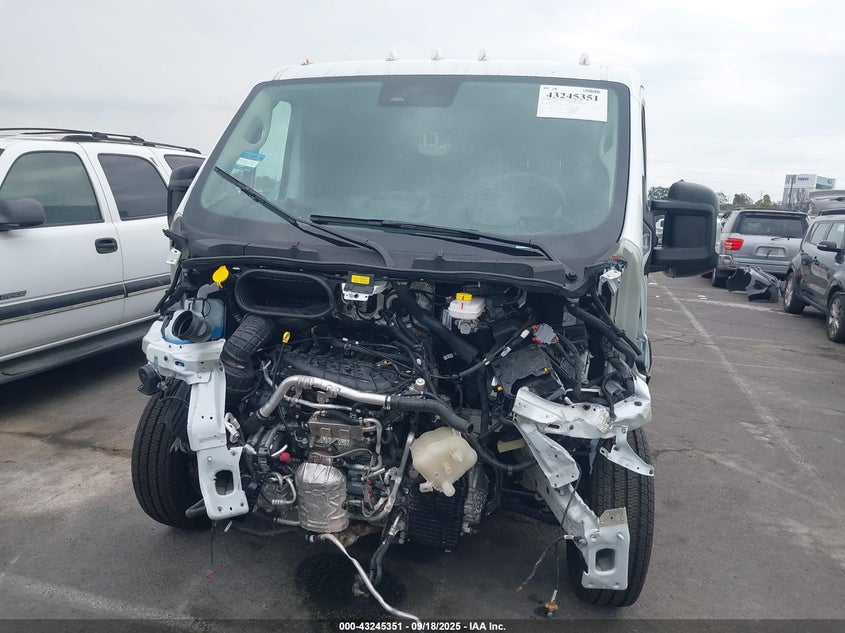 2025 Ram Promaster 3500 Tradesman Low Roof 136 Wb W/Pass Seat VIN: 3C6MRVWG9SE566720 Lot: 43245351