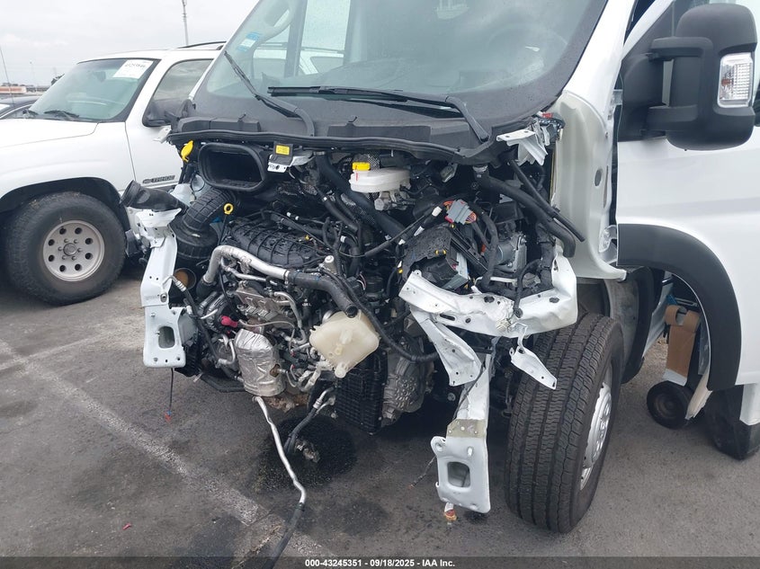 2025 Ram Promaster 3500 Tradesman Low Roof 136 Wb W/Pass Seat VIN: 3C6MRVWG9SE566720 Lot: 43245351