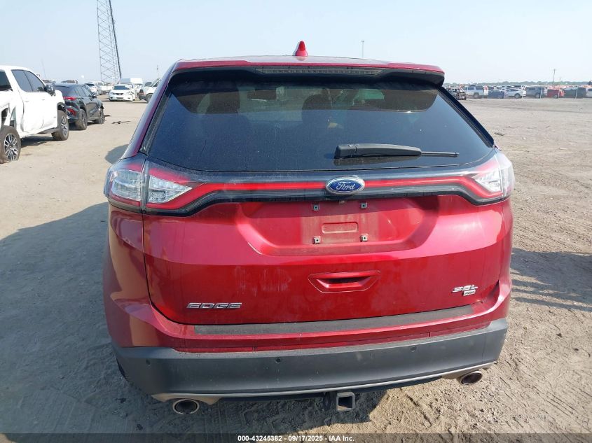 2016 Ford Edge Sel VIN: 2FMPK4J82GBB67176 Lot: 43245382