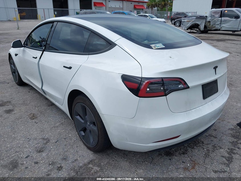 2023 Tesla Model 3 Rear-Wheel Drive white sedan electric 5YJ3E1EA9PF577174 photo #4