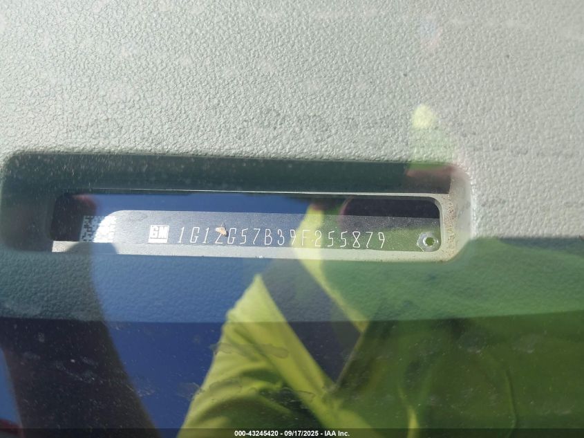 2009 Chevrolet Malibu Ls VIN: 1G1ZG57B39F255879 Lot: 43245420