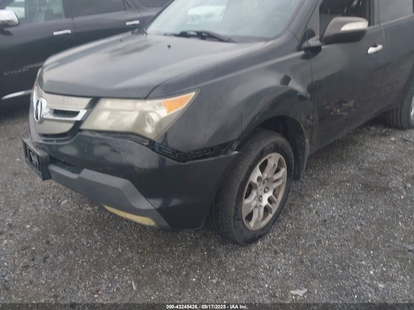 2007 Acura Mdx Technology Package VIN: 2HNYD28367H504800 Lot: 43245426
