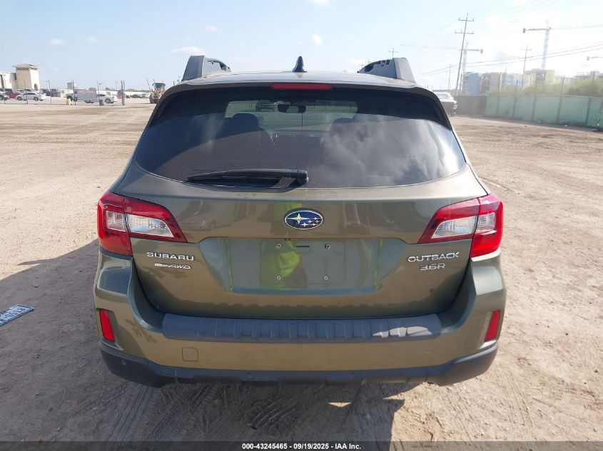 2017 Subaru Outback 3.6R Limited VIN: 4S4BSENC3H3402393 Lot: 43245465