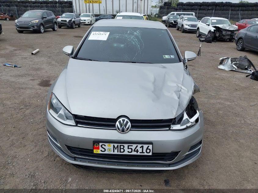 2015 Volkswagen Golf Tsi S 4-Door VIN: 3VW217AUXFM019819 Lot: 43245471