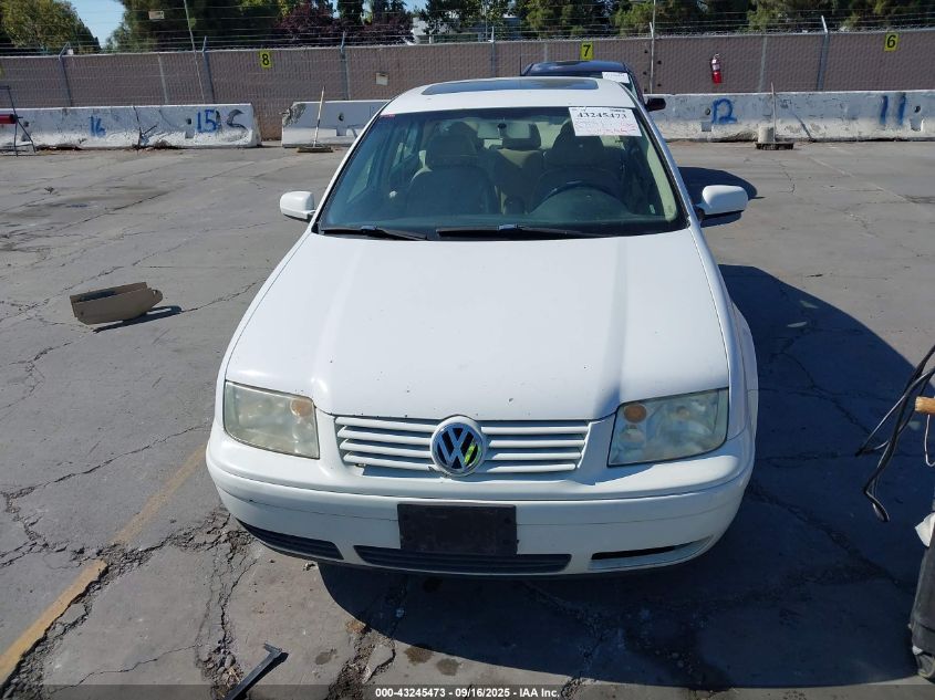 2002 Volkswagen Jetta Gls 1.8L VIN: 3VWSE69M22M156900 Lot: 43245473