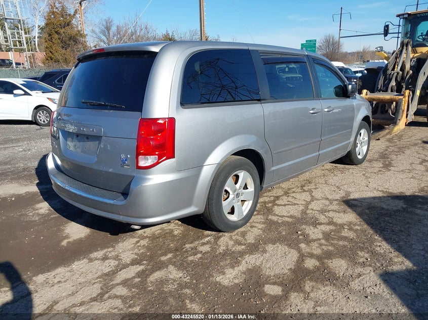 Vin: 2c4rdgbg8dr580074, lot: 43740062, dodge grand caravan se 20134