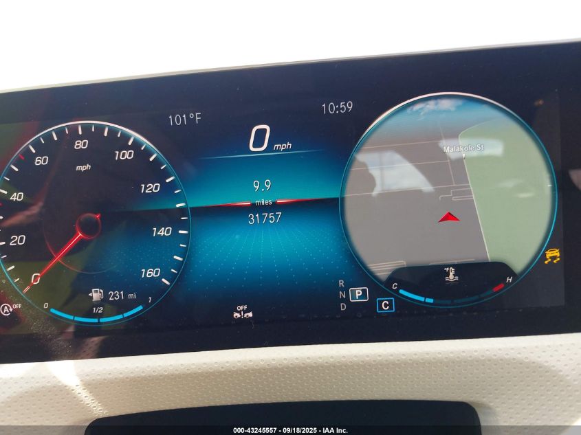 2020 Mercedes-Benz A 220 VIN: WDD3G4EB6LW040360 Lot: 43245557