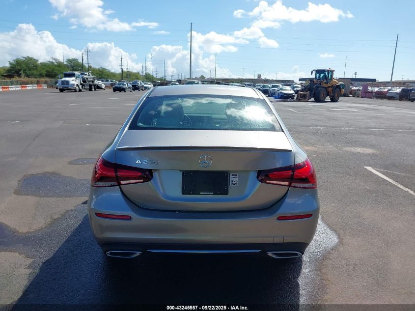 2020 Mercedes-Benz A 220 VIN: WDD3G4EB6LW040360 Lot: 43245557