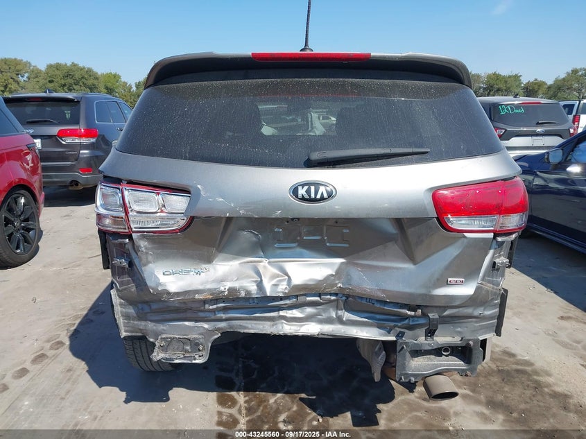 2016 Kia Sorento 2.4L Lx VIN: 5XYPGDA32GG161805 Lot: 43245560