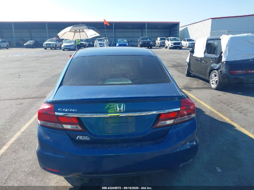 2013 Honda Civic Lx VIN: 2HGFB2F57DH505801 Lot: 43245570