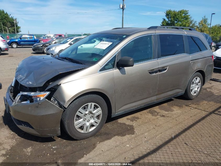 2013 Honda Odyssey Lx VIN: 5FNRL5H27DB017516 Lot: 43245571
