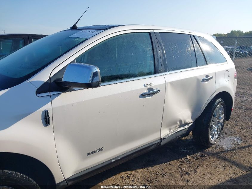2010 Lincoln Mkx VIN: 2LMDJ6JC8ABJ27220 Lot: 43245629