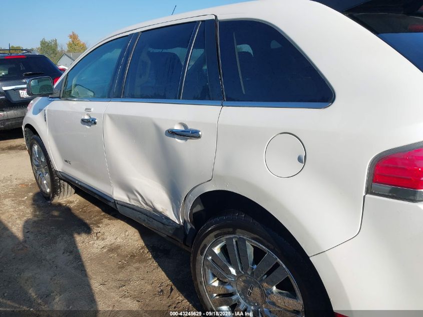 2010 Lincoln Mkx VIN: 2LMDJ6JC8ABJ27220 Lot: 43245629
