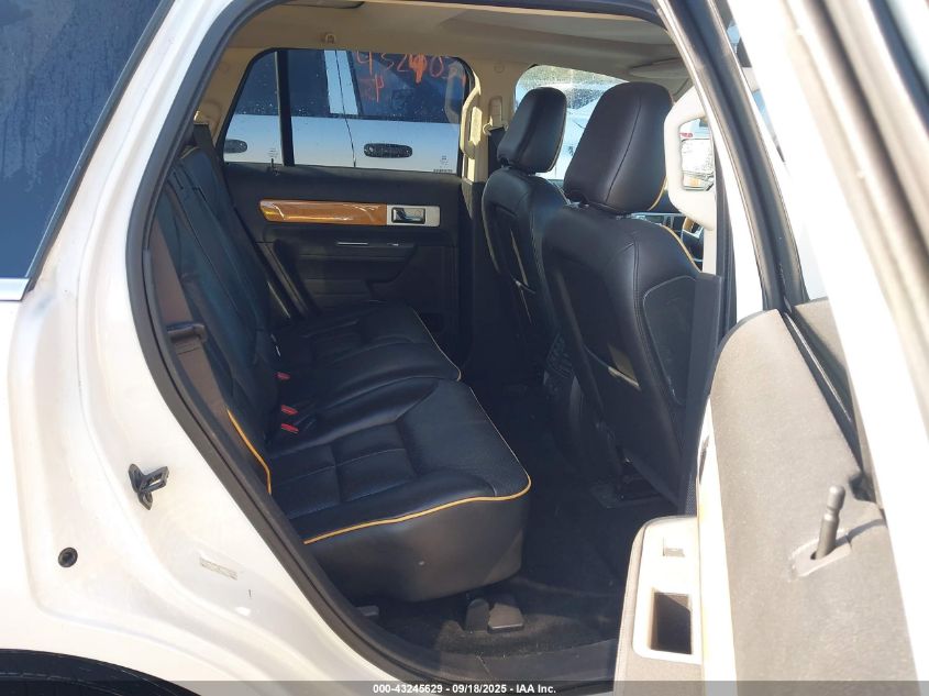 2010 Lincoln Mkx VIN: 2LMDJ6JC8ABJ27220 Lot: 43245629