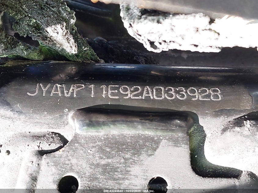 2002 Yamaha Xvs1100 A VIN: JYAVP11E92A033928 Lot: 43245640