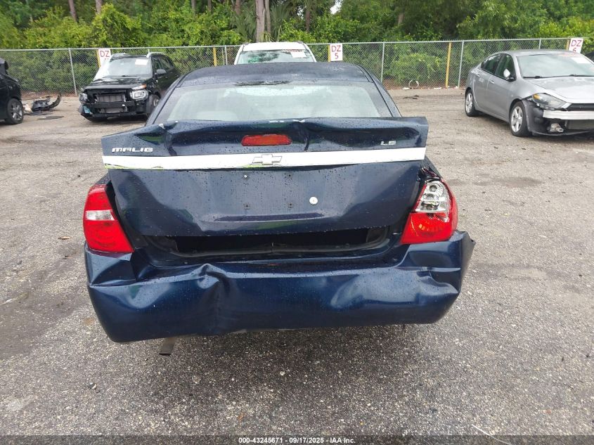 2007 Chevrolet Malibu Ls VIN: 1G1ZS57F67F267491 Lot: 43245671