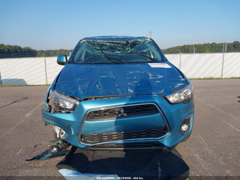 2013 Mitsubishi Outlander Sport Es VIN: 4A4AP3AUXDE011494 Lot: 43245689