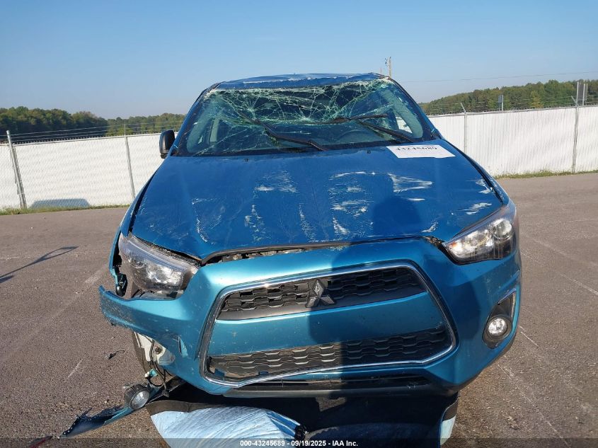 2013 Mitsubishi Outlander Sport Es VIN: 4A4AP3AUXDE011494 Lot: 43245689