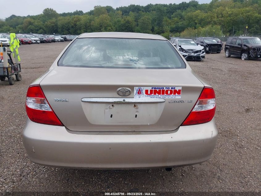 2003 Toyota Camry Le VIN: 4T1BE32K93U118969 Lot: 43245798
