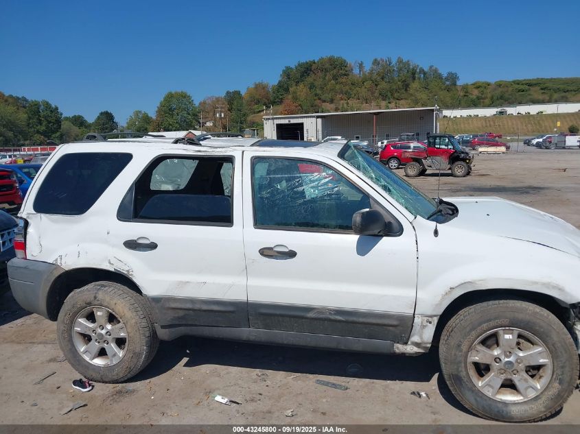 2005 Ford Escape Xlt VIN: 1FMYU93125DA16888 Lot: 43245800