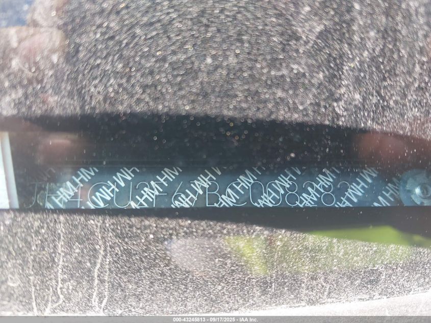 2011 Acura Tsx 2.4 VIN: JH4CU2F67BC008282 Lot: 43245813