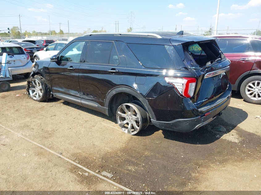 Vin: 1fm5k8hc4lga51831, lot: 43740453, ford explorer platinum 20203