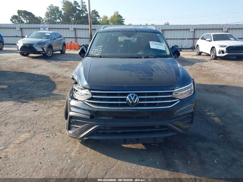 2024 Volkswagen Tiguan 2.0T Se/2.0T Wolfsburg Edition VIN: 3VV3B7AX6RM119694 Lot: 43246006