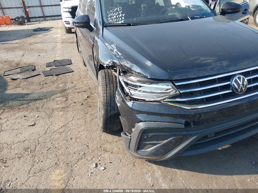 2024 Volkswagen Tiguan 2.0T Se/2.0T Wolfsburg Edition VIN: 3VV3B7AX6RM119694 Lot: 43246006
