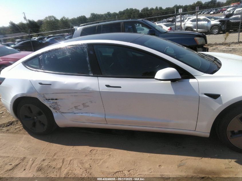 2021 Tesla Model 3 Standard Range Plus Rear-Wheel Drive VIN: 5YJ3E1EA9MF006411 Lot: 43246055
