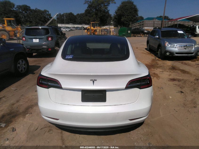 2021 Tesla Model 3 Standard Range Plus Rear-Wheel Drive VIN: 5YJ3E1EA9MF006411 Lot: 43246055