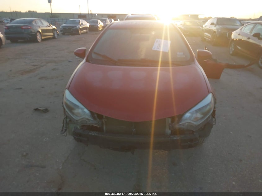 2015 Toyota Corolla Le VIN: 5YFBURHEXFP321916 Lot: 43246117
