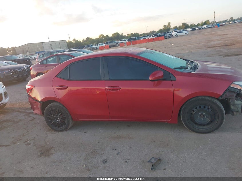 2015 Toyota Corolla Le VIN: 5YFBURHEXFP321916 Lot: 43246117