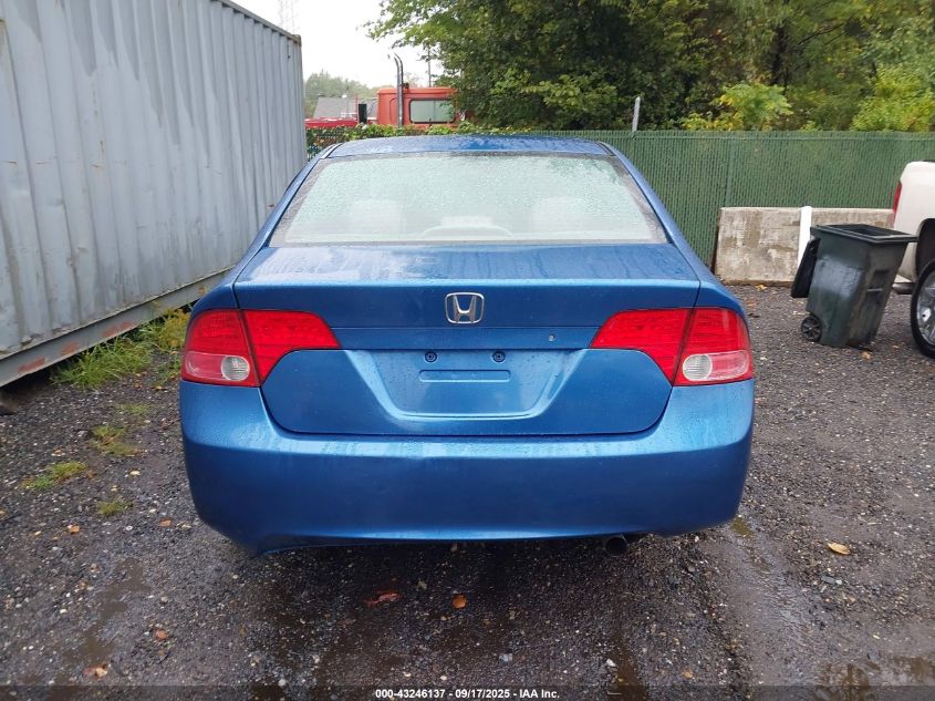 2008 Honda Civic Lx VIN: 2HGFA16578H519345 Lot: 43246137