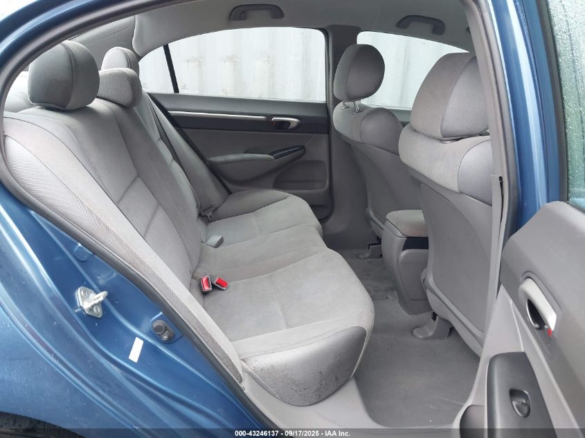 2008 Honda Civic Lx VIN: 2HGFA16578H519345 Lot: 43246137