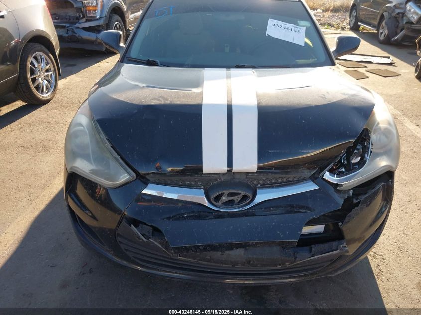 2012 Hyundai Veloster Base W/Gray VIN: KMHTC6AD7CU065476 Lot: 43246145