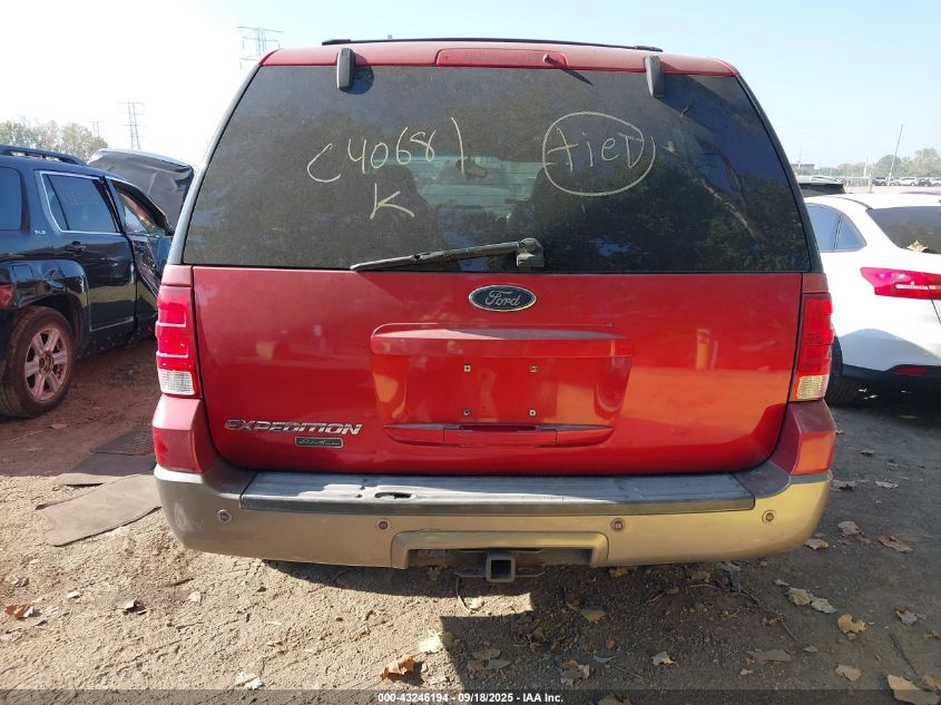 2003 Ford Expedition Eddie Bauer VIN: 1FMPU18L13LC40681 Lot: 43246194