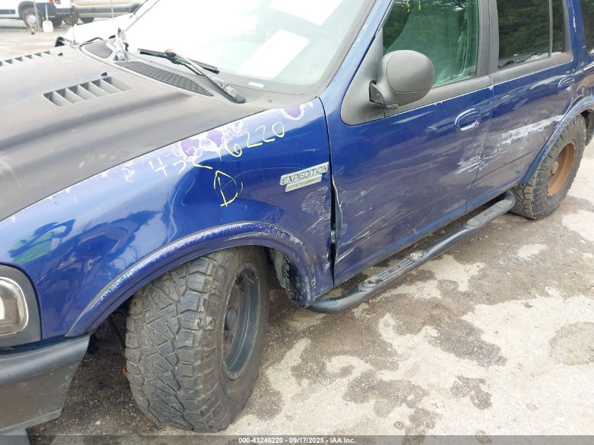 1997 Ford Expedition Eddie Bauer/Xlt VIN: 1FMEU18W9VLB82131 Lot: 43246220