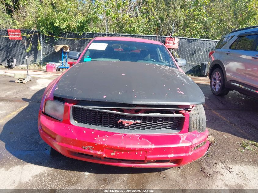 2006 Ford Mustang V6 VIN: 1ZVHT80N265219636 Lot: 43246225