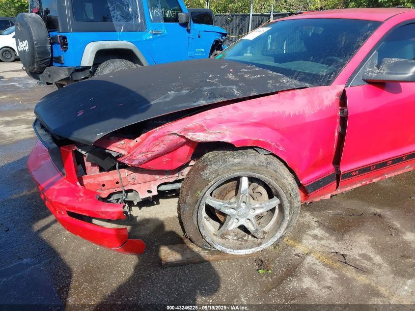 2006 Ford Mustang V6 VIN: 1ZVHT80N265219636 Lot: 43246225