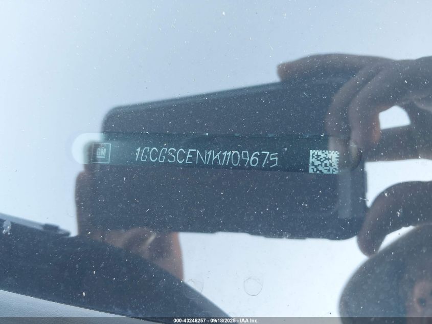 2019 Chevrolet Colorado Lt VIN: 1GCGSCEN1K1109675 Lot: 43246257