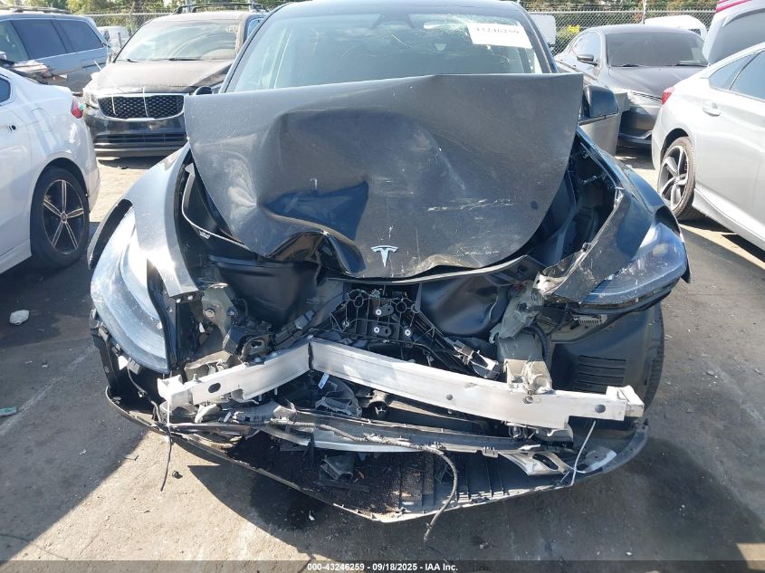 2025 Tesla Model Y Long Range Dual Motor All-Wheel Drive VIN: 7SAYGDEE2SA356478 Lot: 43246259