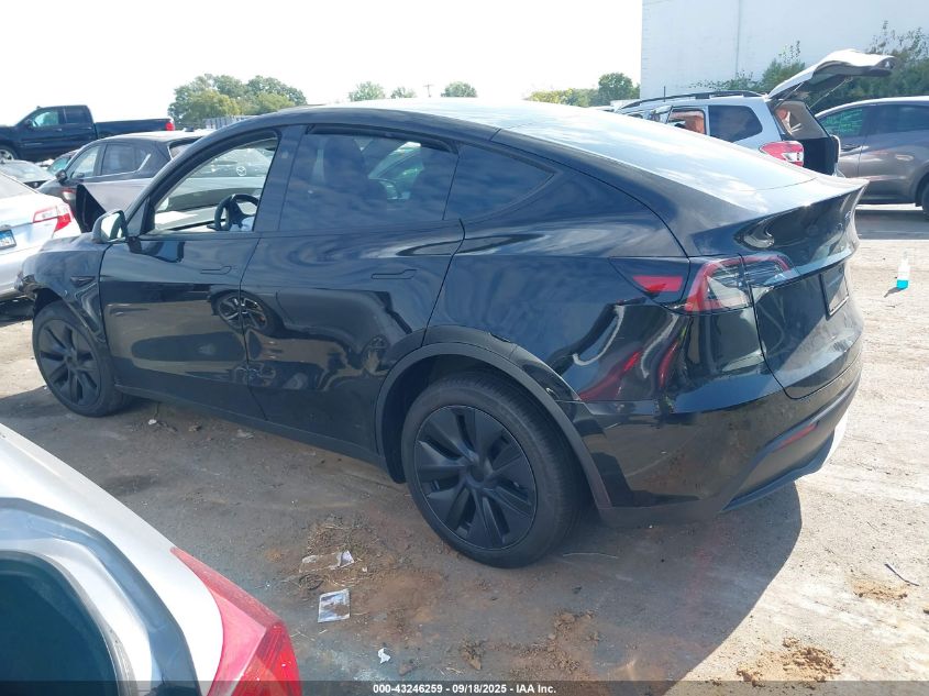 2025 Tesla Model Y Long Range Dual Motor All-Wheel Drive VIN: 7SAYGDEE2SA356478 Lot: 43246259