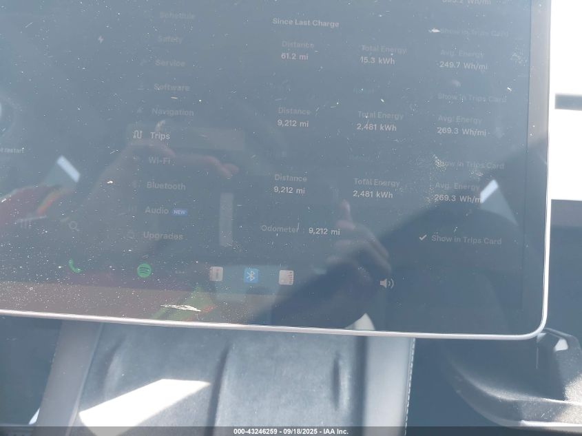 2025 Tesla Model Y Long Range Dual Motor All-Wheel Drive VIN: 7SAYGDEE2SA356478 Lot: 43246259