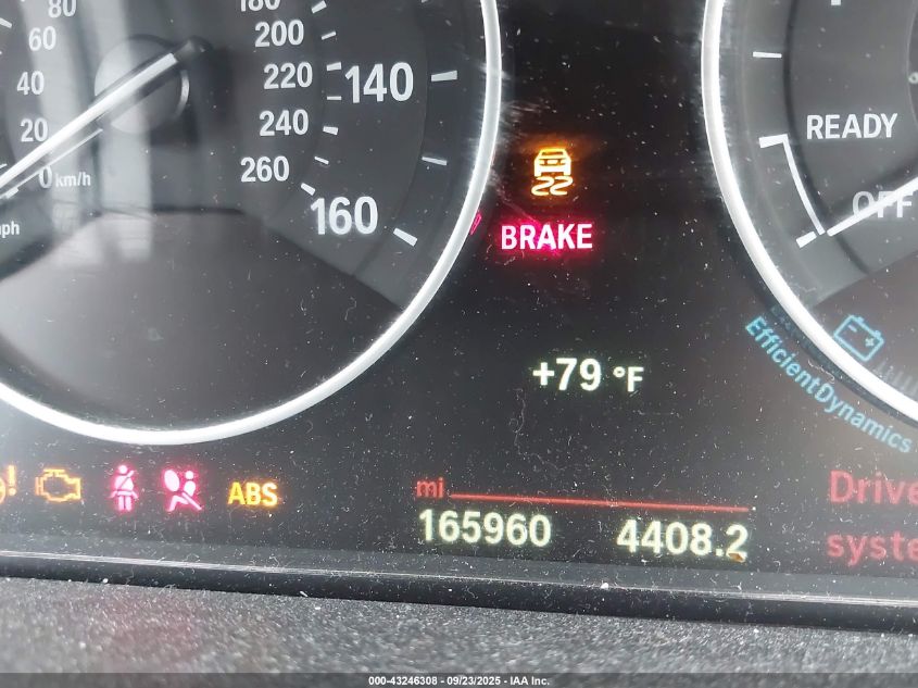 2015 BMW 320I xDrive VIN: WBA3C3C5XFK202013 Lot: 43246308