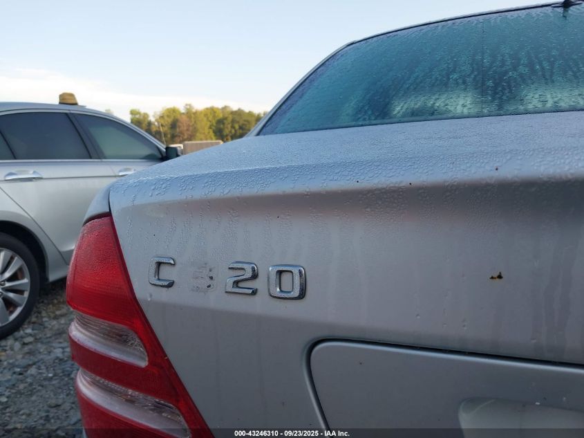 2001 Mercedes-Benz C 320 VIN: WDBRF64J81FO82858 Lot: 43246310