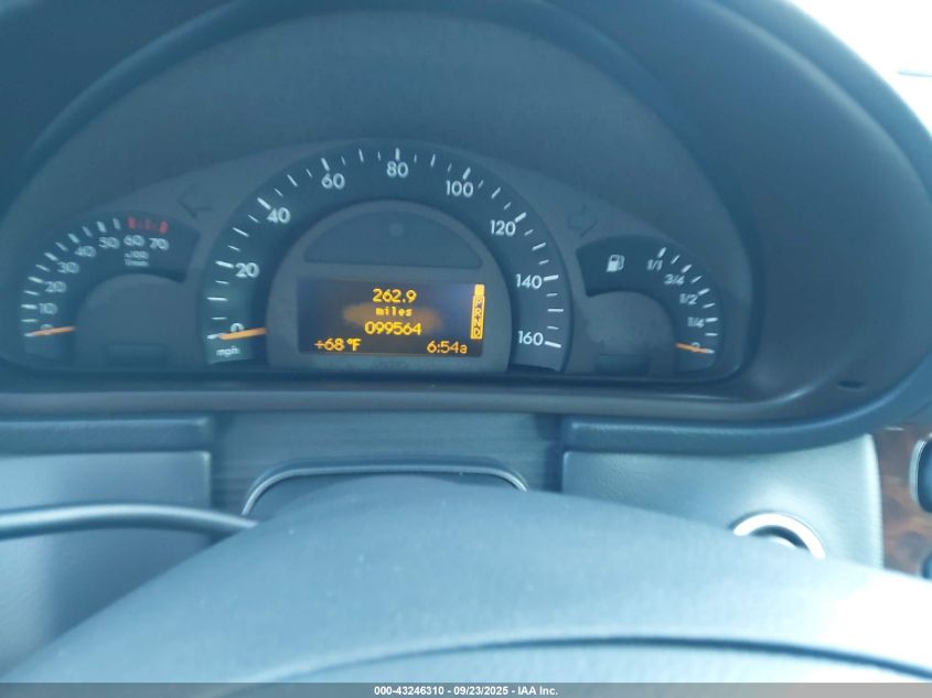 2001 Mercedes-Benz C 320 VIN: WDBRF64J81FO82858 Lot: 43246310