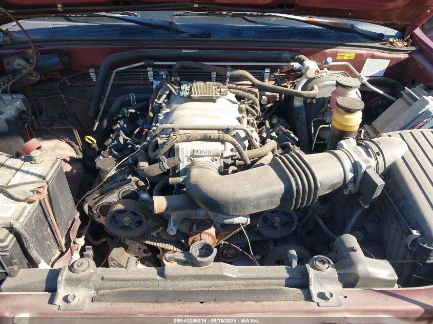 2002 Isuzu Rodeo Sport S 3.2L V6 Hard Top/S 3.2L V6 Soft Top VIN: 4S2CK57W524338105 Lot: 43246316