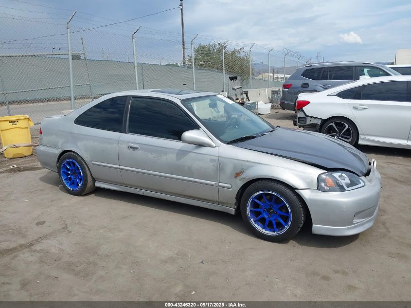 1999 Honda Civic Ex VIN: 1HGEJ8148XL092908 Lot: 43246320